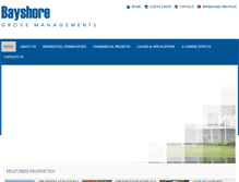 Tablet Screenshot of bayshoregrovemgmt.com